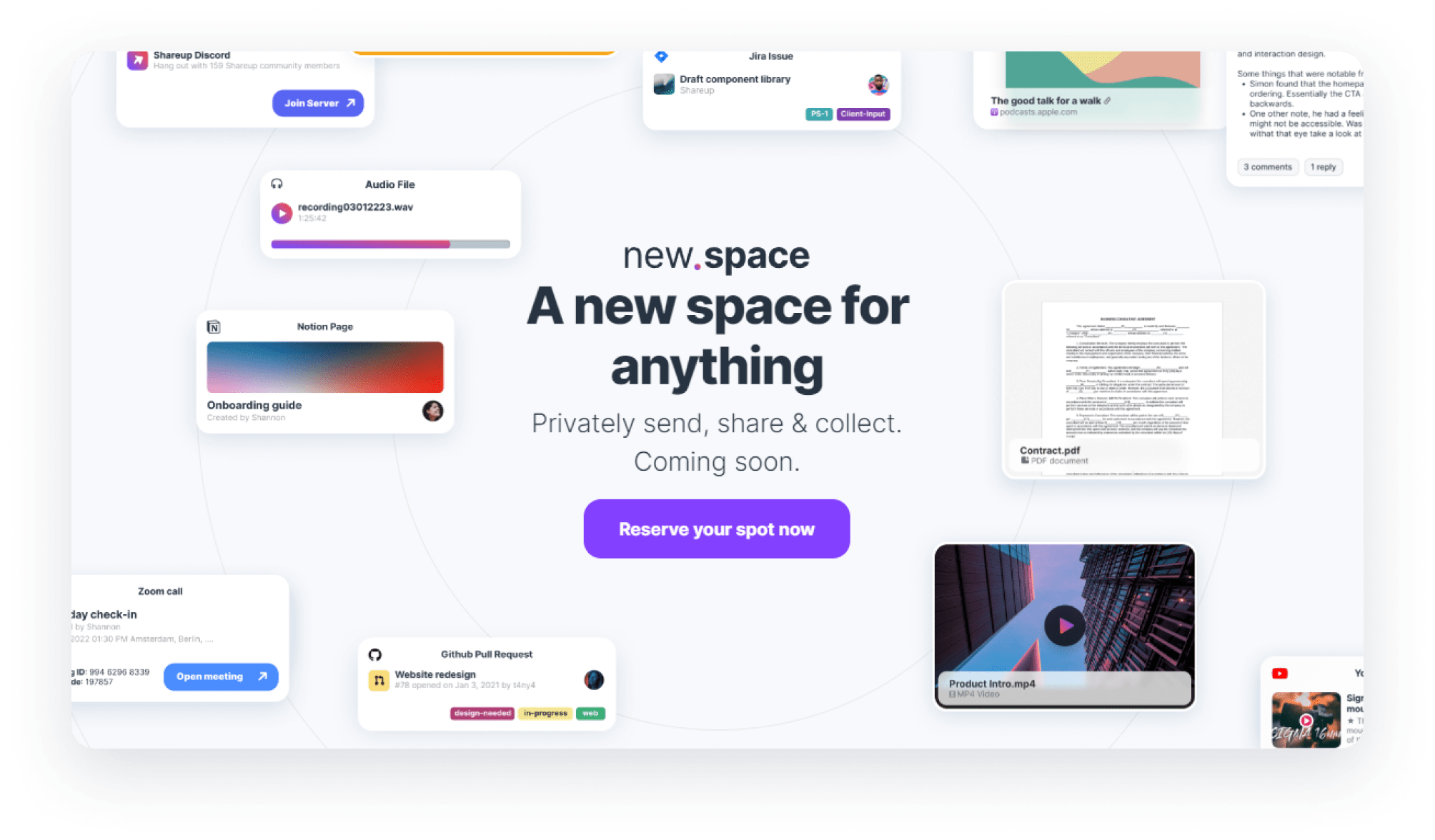 A preview of new.space